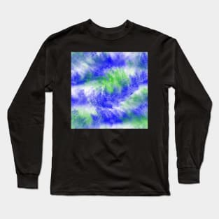 Forests: blue and green Long Sleeve T-Shirt